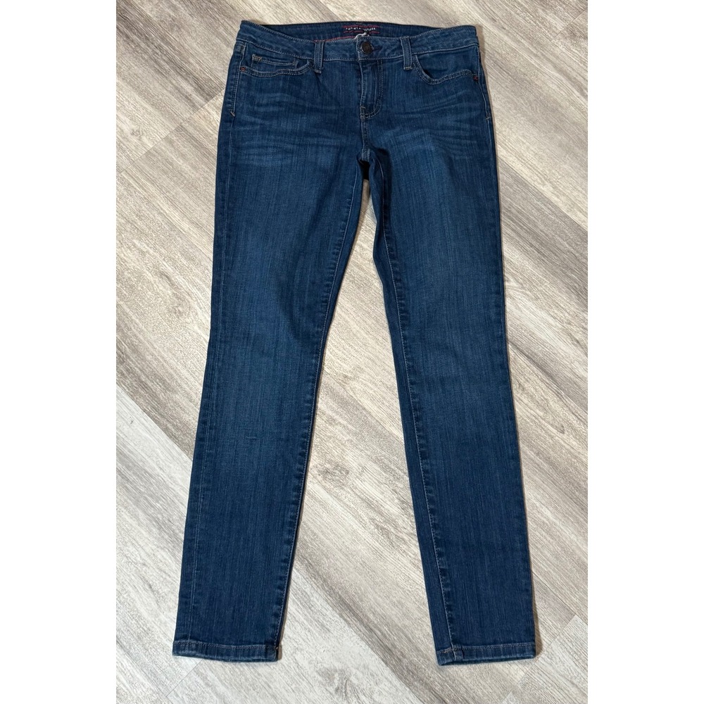 Tommy Hilfiger Womens Classic Skinny Jeans Size 4 Dark Wash Denim Pants